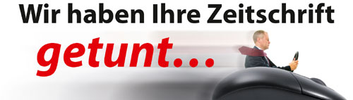 Wir haben Ihre Zeitschrift getunt...